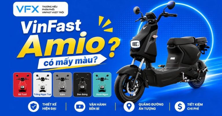 VinFast Amio có mấy màu? Gợi ý chọn màu xe đẹp, dễ giữ giá năm 2026